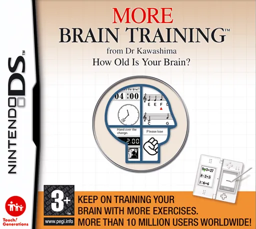 More Brain Training from Dr Kawashima - How Old Is Your Brain (Europe) (En,Fr,De,Es,It,Nl)